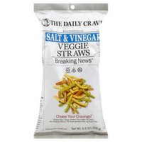 The Daily Crave Veggie Straws Salt Vinegar 5.5 oz - 5.5 Ounce