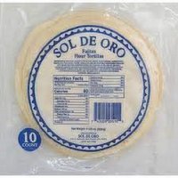 Sol de Oro Fajitas Flour Tortillas 10 ct - 10 Each