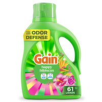 Gain Gain Liquid Laundry Detergent with Odor Defense + All Day Freshness, Happy Hibiscus Scent, 81 fl oz, 61 Loads - 81 Ounce