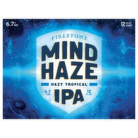 Firestone Walker Beer, Hazy Tropical IPA, Mind Haze - 12 Each