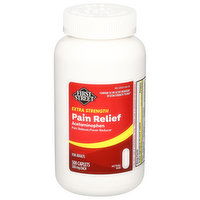 First Street Pain Relief, Extra Strength, 500 mg, Caplets, 500 Each