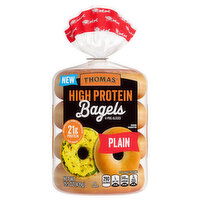 Protein Plain Bagel - 4 Each