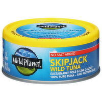Wild Planet No Salt Added Skipjack Wild Tuna - 5 Ounce