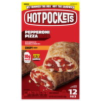 Hot Pockets Crispy Crust Pepperoni Pizza Sandwiches