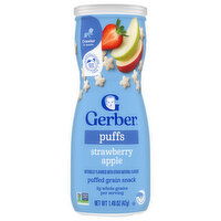 Gerber Crawler (8+ Months) Puffed Grain Snack Strawberry Apple Puffs