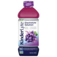 Kinderlyte Electrolyte Solution, Grape - 33.8 Fluid ounce