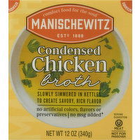 Manischewitz Broth, Chicken, Condensed - 12 Ounce