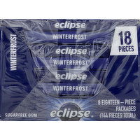 Eclipse Gum, Sugar Free, Winterfrost, 8 Each