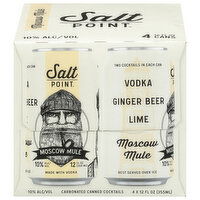 Salt Point Cocktail, Moscow Mule, Canned - 4 Each
