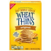 Wheat Thins Snacks, 100% Whole Grain, Original, 8.5 Ounce