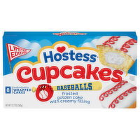 Hostess Baseballs Frosted Golden Cupcakes - 8 Each