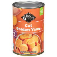 First Street Yams, Golden, Cut - 40 Ounce