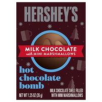 Hershey's Milk Chocolate, with Mini Marshmallows, Hot Chocolate Bomb - 1.25 Ounce