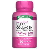 Nature's Truth Coated Caplets Pasture-Raised 3000 mg Ultra Collagen - 90 Each