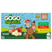 GoGo Squeez Assorted Fruitz - 12 Each