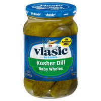 Vlasic Kosher Dill, Baby Wholes - 16 Fluid ounce