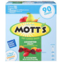 Mott's Fruit Flavored Snacks, Assorted Fruit, 90 Each