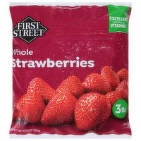 First Street Strawberries, Whole - 48 Ounce