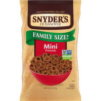 Snyder's of Hanover Pretzels, Mini, Family Size, 16 Ounce