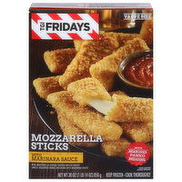 TGI Fridays Mozzarella Sticks, with Marinara Sauce, Value Size, 30 Ounce