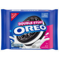 Oreo Sandwich Cookies, Chocolate, Double Stuf - 14.03 Ounce