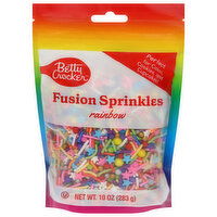 Betty Crocker Fusion Sprinkles, Rainbow - 10 Ounce