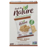 Back to Nature Crackers, Crispy Wheat - 8 Each