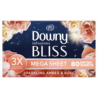 Downy Infusions Liquid Fabric Softener, BLISS, Amber and Rose - 80 Each