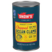 Snows Chopped Ocean Clams - 51 Ounce