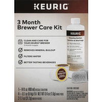 Keurig Brewer Care Kit, 3 Month - 1 Each