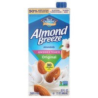 Blue Diamond Almondmilk, Unsweetned, Original - 32 Fluid ounce