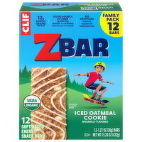 Zbar Soft-Baked Iced Oatmeal Cookie Energy Snack Bars - 12 Each
