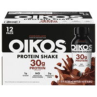 Oikos Chocolate Protein Shake - 12 Each