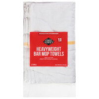 First Street Heavyweight Bar Mop Towels - 12 Each