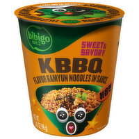 Bibigo Sweet & Savory KBBQ Flavor Ramyun Noodles in Sauce - 3.45 Ounce