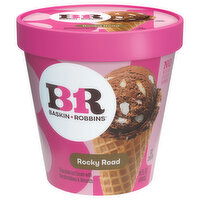 Baskin Robbins Ice Cream, Rocky Road - 14 Fluid ounce