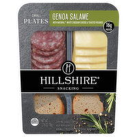 Hillshire Snacking Small Plates, Genoa Salame with Natural White Cheddar Cheese & Toasted Rounds - 2.76 Ounce