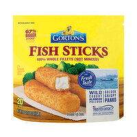 Gorton's Fish Sticks, Breaded, 20 Each