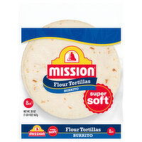 Mission Burrito Super Soft Flour Tortillas - 8 Each