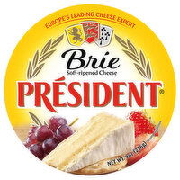President Soft-Ripened Brie Cheese - 8 Ounce