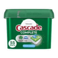 Cascade Complete Action Pacs Fresh Scent - 55 Each