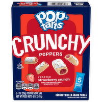 Pop-Tarts Crunchy Poppers, Frosted Strawberry Crunch, 5 Each