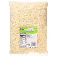 First Street Cheese, Part-Skim, Mozzarella, Low-Moisture, Feather Shredded, 80 Ounce