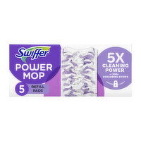 Swiffer Power Mop Cleaning Pads Refill, Floor Cleaner for Mopping - 5 Each