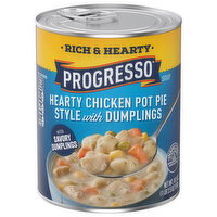 Progresso Hearty Chicken Pot Pie Style with Dumplings Soup - 18.5 Ounce