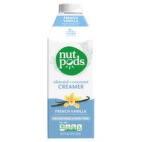 Nutpods Creamer, Almond + Coconut, French Vanilla - 25.4 Fluid ounce