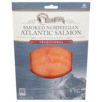 Echo Falls Salmon, Atlantic, Norwegian, Smoked, Traditional - 4 Ounce