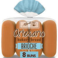 Alfaro's Brioche Hot Dog Buns, 8 count, 13.55 oz - 8 Each