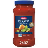 Barilla Pasta Sauce Marinara - No Added Sugar - Made with 100% Extra Virgin Olive Oil - No Artificial Colors, Flavors or Preservatives - Non-GMO, Gluten Free, Kosher, 24 Ounce