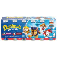 Danimals Smoothie, Mixed Berry/Strawberry, Paw Patrol - 12 Each